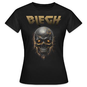 Live Laugh Blegh Heavy Metal Metalcore - T-shirt Femme - noir - Devant - AI Model Female 172 dark (172cm)