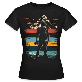 Fotografie Naturfotografie Spiegelreflexkamera - Frauen T-Shirt - Schwarz - Vorne - AI Model Female 172 dark (172cm)