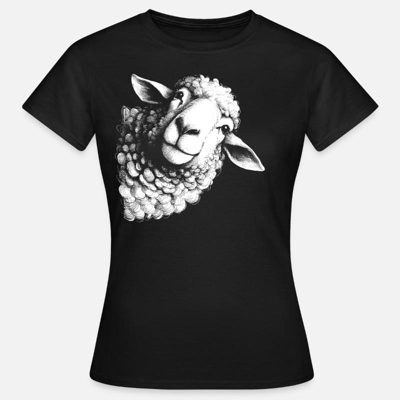 Pecora - Maglietta da donna - nero