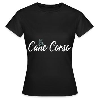 Cane Corso pour un propriétaire de Cane Corso Cane - T-shirt Femme - noir - Devant - AI Model Female 172 dark (172cm)
