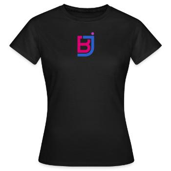 Symbole Bi minimaliste Fierté bisexuelle subtile - T-shirt Femme - noir - Devant - AI Model Female 172 dark (172cm)