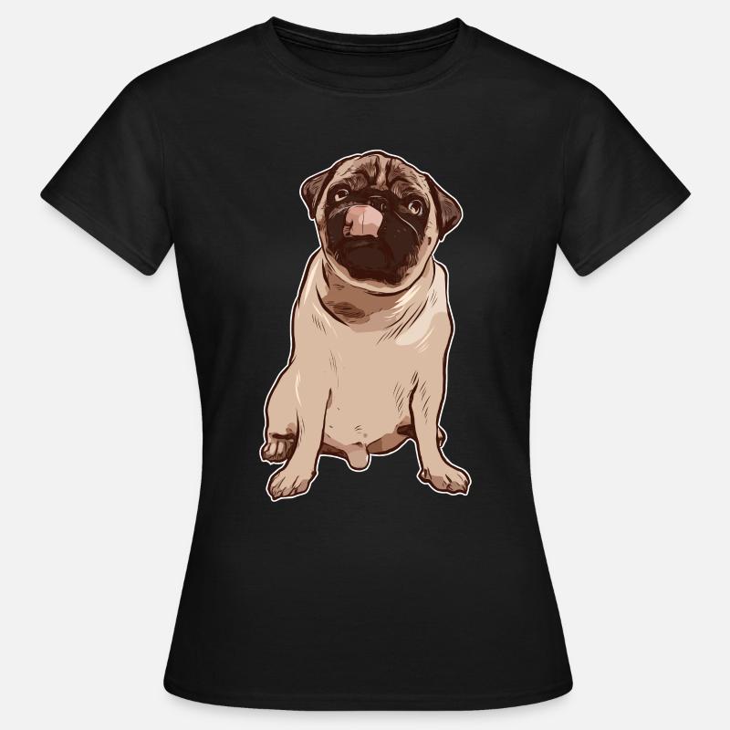 pug - Women's T-Shirt - black