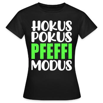 Junggesellenabschied Pfeffi Saufen Suff Vatertag - Frauen T-Shirt - Schwarz - Vorne - AI Model Female 172 dark (172cm)