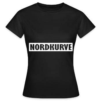 Au stade Nordkurve - T-shirt Femme - noir - Devant - AI Model Female 172 dark (172cm)