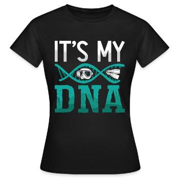 Apnée Apnée Apnée Cadeau d’apnée - T-shirt Femme - noir - Devant - AI Model Female 172 dark (172cm)