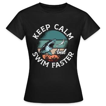 Apnée Apnée Apnée Apnée Cadeau d’apnée - T-shirt Femme - noir - Devant - AI Model Female 172 dark (172cm)