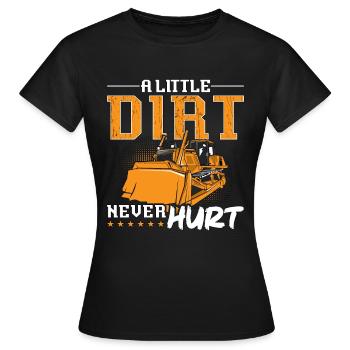 Excavatrice Bulldozer Travailleur de la construction Bulldozer Cadeau - T-shirt Femme - noir - Devant - AI Model Female 172 dark (172cm)