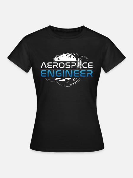 Aerospace Engineer Rocket Space Engineering - Frauen T-Shirt - Schwarz