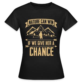 Animal Welfare Nature Can Win Foster Animal Worker - Frauen T-Shirt - Schwarz - Vorne - AI Model Female 172 dark (172cm)
