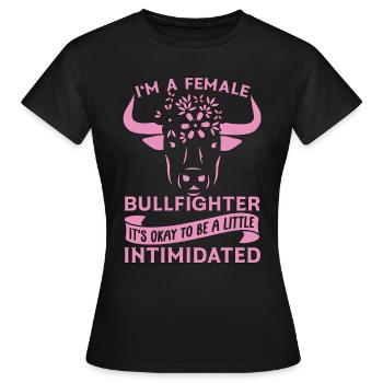Tauromachie Je suis une torero Clown de rodéo - T-shirt Femme - noir - Devant - AI Model Female 172 dark (172cm)
