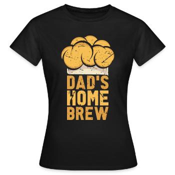 Beer Brewing Dad's Home Brew Brewing Beer Brewer - Women's T-Shirt - black - Front - AI Model Female 172 dark (172cm)
