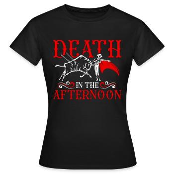 La tauromachie Mort dans l’après-midi Rodéo Clown - T-shirt Femme - noir - Devant - AI Model Female 172 dark (172cm)