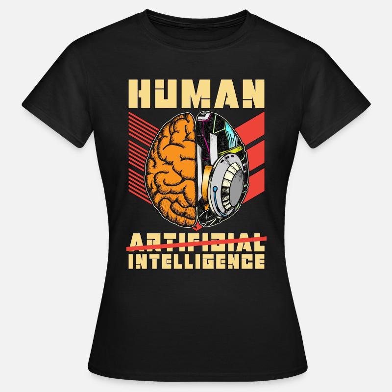 Artificial Intelligence Human Artificial Engineer - Frauen T-Shirt - Schwarz