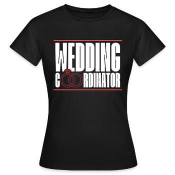 Wedding Planner Wedding Coordinator Marriage Plan - Frauen T-Shirt - Schwarz - Vorne - AI Model Female 172 dark (172cm)