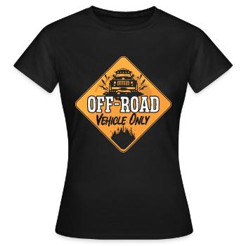 Off-Road Vehicle Only Motocross Off-Road Race - Women's T-Shirt - black - Front - AI Model Female 172 dark (172cm)