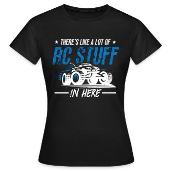 RC Model Racing There's Like A Lot RC Model Maker - Women's T-Shirt - black - Front - AI Model Female 172 dark (172cm)