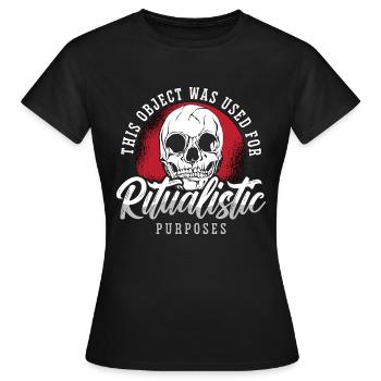Anthropology This Object Was Used For Archaeology - Women's T-Shirt - black - Front - AI Model Female 172 dark (172cm)