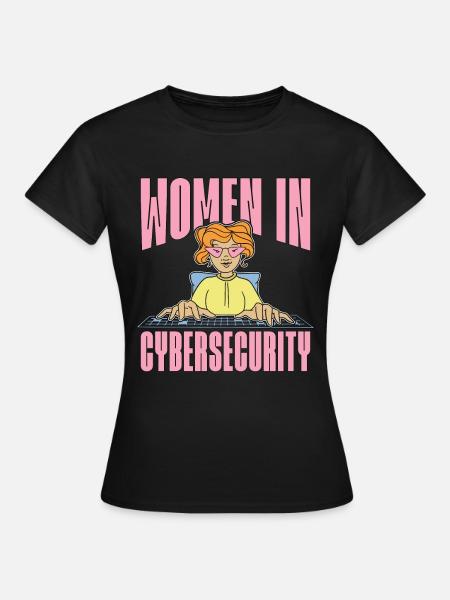 Cybersecurity Women In Cybersecurity Programming - Frauen T-Shirt - Schwarz