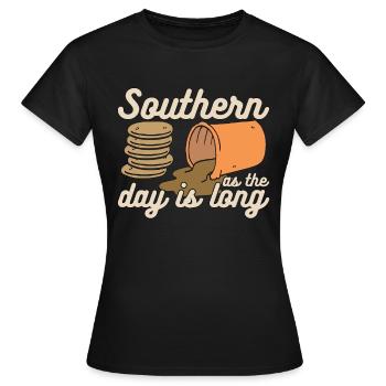 Biscuits And Gravy Southern As The Biscuits Lover - Women's T-Shirt - black - Front - AI Model Female 172 dark (172cm)