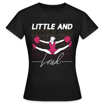 Dance Moves Little And Loud Dancefloor Breakdancer - Women's T-Shirt - black - Front - AI Model Female 172 dark (172cm)