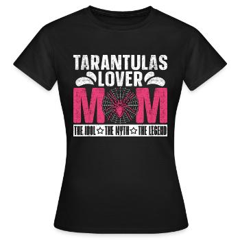 L’amant de la tarentule Maman L’idole L’amant de l’araignée - T-shirt Femme - noir - Devant - AI Model Female 172 dark (172cm)