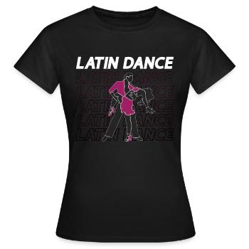 Salsa Dance Latin Dance Mambo Music Salsa Dancer - Frauen T-Shirt - Schwarz - Vorne - AI Model Female 172 dark (172cm)