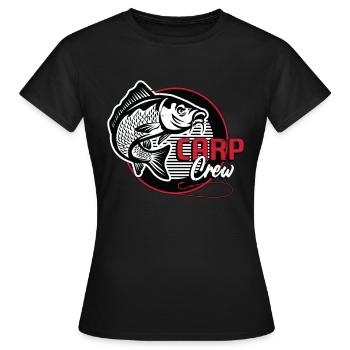 Pêche à la carpe Carpe Crew Tournoi de pêche Amateur - T-shirt Femme - noir - Devant - AI Model Female 172 dark (172cm)