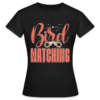 Ornithologue ornithologue, ornithologue ornithologique, ornithologue - T-shirt Femme - noir - Devant - AI Model Female 172 dark (172cm)