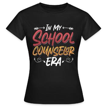 Conseiller scolaire Dans mon conseil scolaire Conseiller - T-shirt Femme - noir - Devant - AI Model Female 172 dark (172cm)