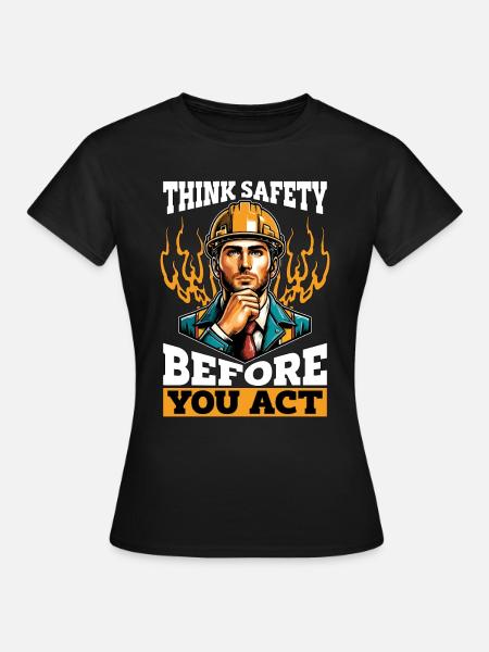 Safety Officer Think Safety Before Patrol Control - Women's T-Shirt - black