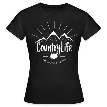 Country life - Women's T-Shirt - black - Front - AI Model Female 172 dark (172cm)