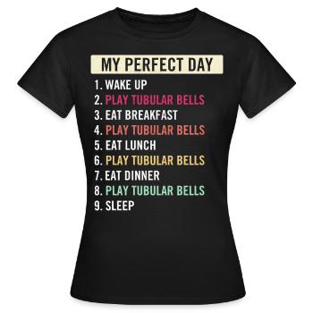Funny Tubular Bells Quotes Tubular Bell Players - Frauen T-Shirt - Schwarz - Vorne - AI Model Female 172 dark (172cm)