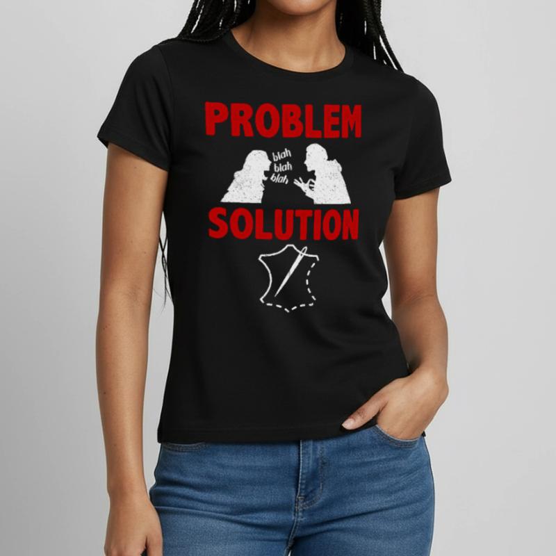 Leather Crafts Leather Wallet Problem Solution Women's T-Shirt