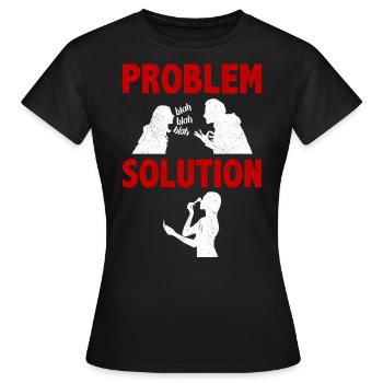 Makeup Art Makeup Artist Makeup Problem Solution - Women's T-Shirt - black - Front - AI Model Female 172 dark (172cm)