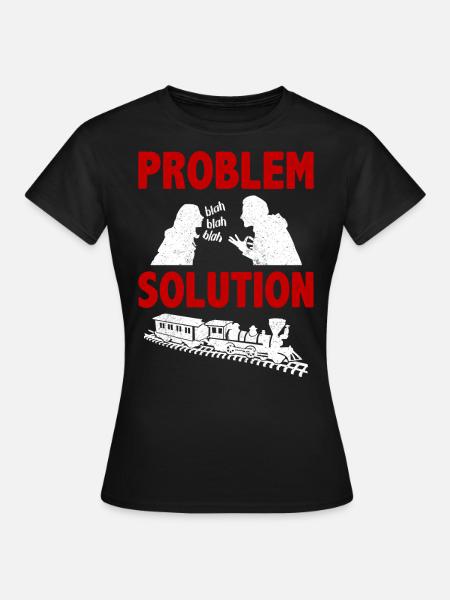 Model Railroading Railway Modelling Hobby - Frauen T-Shirt - Schwarz