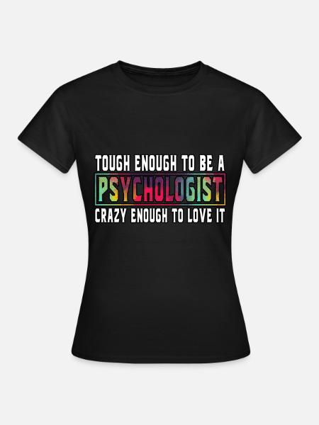 Psychologe Therapeut Therapie Psychologin Beruf - Dame-T-shirt - sort