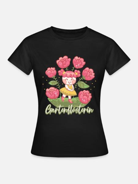 Gartenflüsterer Gartenflüsterin Garten Gärtner - Frauen T-Shirt - Schwarz