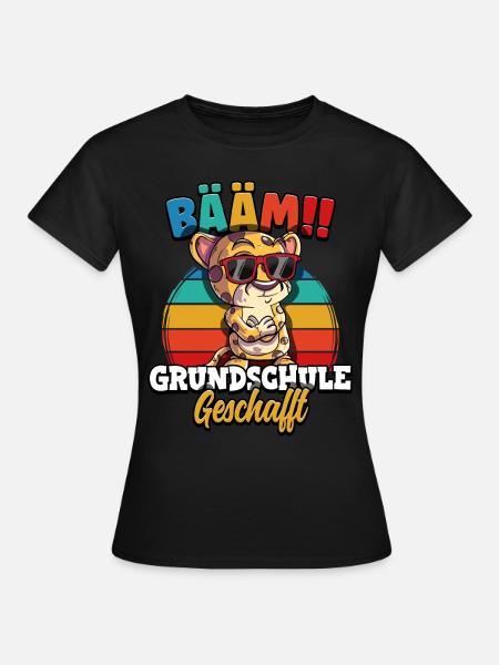 Bääm Grundschule Geschafft - Frauen T-Shirt - Schwarz