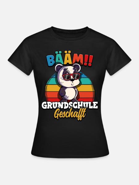 Bääm Grundschule Geschafft - Frauen T-Shirt - Schwarz