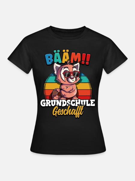 Bääm Grundschule Geschafft - Frauen T-Shirt - Schwarz