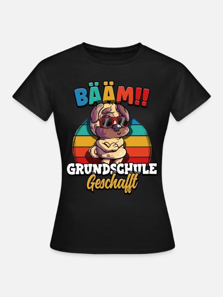 Bääm Grundschule Geschafft - Frauen T-Shirt - Schwarz