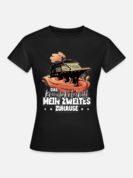 Kreuzfahrt - Frauen T-Shirt - Schwarz