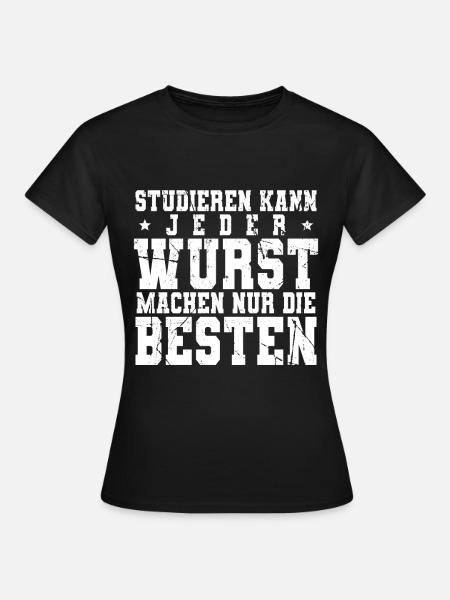 Fleischer Metzger - Frauen T-Shirt - Schwarz