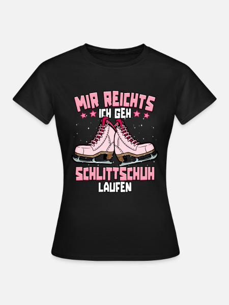 Eislaufen - Frauen T-Shirt - Schwarz