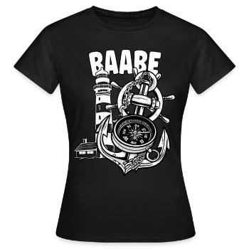 Baabe - T-shirt Femme - noir - Devant - AI Model Female 172 dark (172cm)