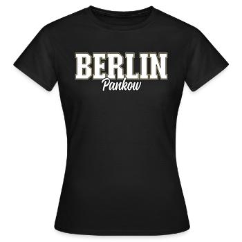 Berlin Pankow - T-shirt Femme - noir - Devant - AI Model Female 172 dark (172cm)