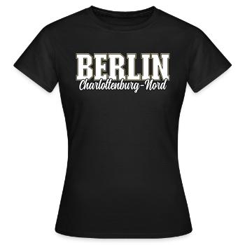 Berlin Charlottenburg-nord - Frauen T-Shirt - Schwarz - Vorne - AI Model Female 172 dark (172cm)