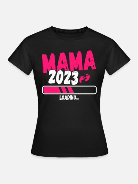 Werdende Mama 2023 - Frauen T-Shirt - Schwarz