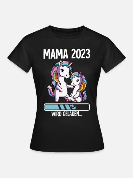 Werdende Mama 2023 - Frauen T-Shirt - Schwarz