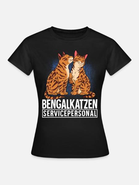 Bengalkatze - Frauen T-Shirt - Schwarz